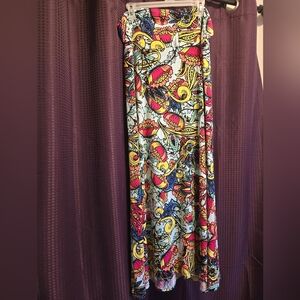 Lularoe Colorful Floral Maxi Skirt 2XL